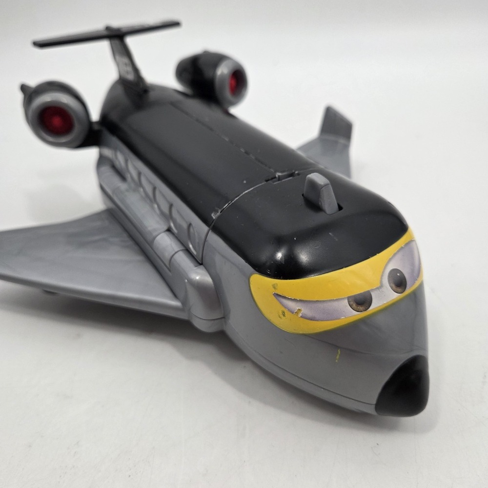 Disney Pixar Cars 2 Siddeley Spy Jet Cargo Plane Fisher Price - READ 2011 - Picture 2 of 7